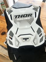 Thor Racing  MX Stone Shield back and chest protector Black And White XS Youth