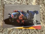 FABIO QUARTARARO HAND SIGNED 12X8” MONSTER YAMAHA MOTOGP 2021 WORLD CHAMPION