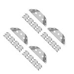120Pcs Reusable Stainless Steel Corner Brace for Furniture Triangular Support