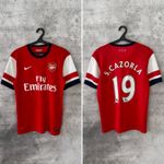 ARSENAL 2012 2013 2014 HOME FOOTBALL SHIRT #15 S. CAZORLA  NIKE JERSEY SIZE M