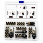 10 Pieces Rivet Nut Tool Kit Threaded Nutsert Tool Compact for DIYers,
