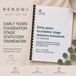 2026 EYFS Early Years Statutory Framework Childminders Printed & Bound FREE POST