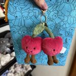 NEW Jellycat Amuseable Cherries - Cherry Key Ring Charm With Tags & Dust Bag