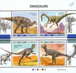 DINOSAURS Prehistoric Animals Dinosaur MNH 4v-Stamp Sheet #20 2023 Sierra Leone