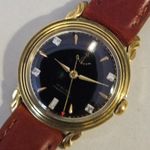 Vintage Men's Watch "ANKER" 17Rubis PUW NOS 1950s Fancy Stepped Case 33mm Manual