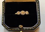 18ct 3 Diamond Ring