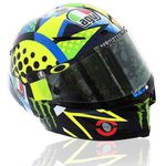 Valentino Rossi VR46 1:5 Scale Moto GP Mini Helmet Test 2020