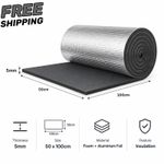 50m Self Adhesive Thermal Insulation Foil Foam for Floor Walls Loft Roof Shed UK