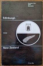 1979 Edinburgh v New Zealand All Blacks
