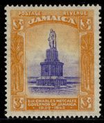 JAMAICA GV SG87, 3s violet-blue & orange, M MINT. Cat £32.