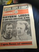 1975 EUROPEAN CUP FINAL SPECIAL FRANCE FOOTBALL BAYERN V LEEDS UNITED 28TH MAY