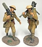 Britains Very Rare 1916 British Vickers Gun On The Move, Card Box Set WW1 #23022