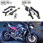 For Street Triple 765 R RS S 765r 765rs 765s 2017- Steering Stabilizer Mount Kit