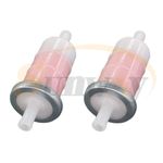 2× Petrol Fuel Filter for Yamaha XJ600 XJ900 XJ Diversion 1994-2002 8mm