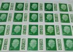 50 x 2nd Class Stamps -Charles Genuine Unfranked Barcoded With Full Original Gum