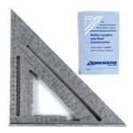 Swanson 25cm Metric Speed Roofing Rafter Angle Square WITH Blue Instruction Book