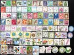 JAPAN Stamps 100 all different, postally used off paper