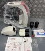 Leica DM750 Benchtop Microscope, 2 x HCPLAN 10x/20 Eyepieces, 20x/0.40 PH1 Optic