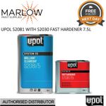 U-POL S2081 Clear Coat Lacquer HS 2K 7.5L Kit with S2030 Fast Hardener