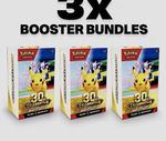 Pokémon TCG 30th Celebration Booster Bundle Box Set - 3 Boxes