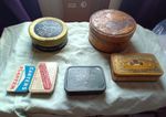 6x Antique and Vintage Tins  and Cigarette  box  Job Lot Collectible