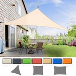 Triangle Outdoor Sun Shade Sail Garden Patio Awning Canopy Sunscreen 98%UV Block
