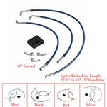 70cm Upper Brake Line Kit For Harley 20-24 Softail Low Rider S FXLRS 14"-15" Bar