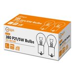 10 x Netagon 380 P21/5W BAY15D Brake Stop & Tail Light Car Bulbs 380 12v 21/5w