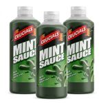 Crucials Mint Squeezy Sauce 500ml Premium UK Condiment Pack of 3 Value Bundle