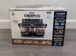 Ninja CRISPi DualZone 8-in-1 Function Glass Air Fryer - Cyberspace DD102UKBL1