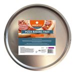 13" Pizza Baking Tray Round Ovenware Bakeware Pan Non Stick Oven Roasting Tin UK
