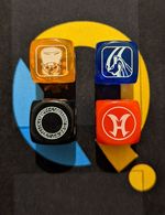 Legendary Duelists: Season 3 Set of 4 Dice - Collectible Die D6 - LDS3 - YuGiOh