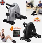 Portable Mini Pedal Exercise Bike Arm Leg Foot Resistance Cycle Pedal Exerciser