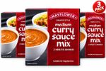 Mayflower Chinese Curry Sauce Medium 3 x 255g (Pack of 3) Vegan-Friendly Curry