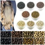 NANO Beads Silicone Lined Micro Rings 3MM For Nano Tip Hair Extensions 50-1000