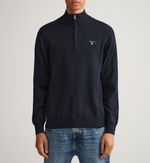 GANT Mens Cotton 1/2 Zip Neck Sweater in Dark Blue Size S