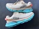 HOKA ONE ONE Elevon 2 Women’s Running Trainers Cushioned Mesh UK 6 Cream/Blue
