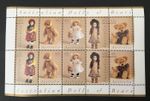 1997 AUSTRALIAN DOLLS & BEARS SE-TENANT MINI SHEET of 10 x 45c MNH STAMPS