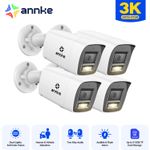 ANNKE 3K Two-Way Talk Color CCTV Security PoE IP Camera Night Vision 5MP For NVR