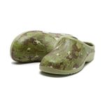 Womens Outdoor Garden Clogs Shoes Waterproof Green Camo Design Wide Lightweight