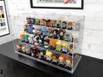 BRIXBOX Display case for up to 40 LEGO® Brickheadz with protective case cover