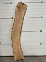 Waney Edged English Oak wood board. 400x45x2300mm flattened and sanded one face