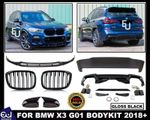 BODYKIT BODY KIT FOR BMW X3 G01 X3M FRONT SPLITTER DIFFUSER GRILLE SPOILER 2018+