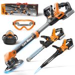 3-in-1 Kids Tool Set | Weed Wacker, Leaf Blower & Lawn Mower Toy for Outdoor Fun