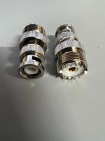 Adaptor PL259 SO239 Female Socket  To BNC Male Plug, Scanner Radio Ham UK Seller