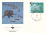 Monk Seal WWF Mauritania FDC #3 1986 (141090)