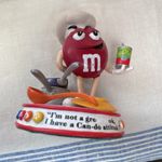 M&M's Sweet Treats "Can-do Attitude" Red Character Figurine 1993 Candy & Nuts