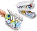 Infant & Toddler Dishwasher Basket – Keeps Small Feeding Parts & Lids Organized