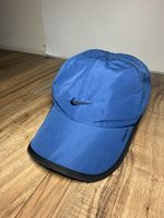 Vtg Y2K NIKE Adult DRI-FIT Featherlight Tailwind 6 Panel Hat-Blue/Black Strap