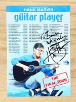 Signed Tour Flyer 2002 - Hank Marvin - The Guitar Player Tour
